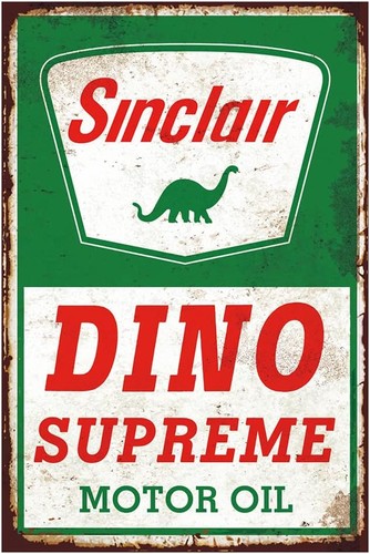 Tin metal signs - tin, vintage